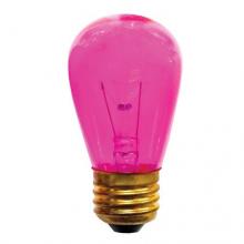 Bulbrite 701611 - 11W S14 SIGN TRANSPARENT PINK E26 130V