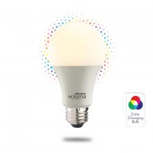 Bulbrite 195125 - SMART LED WIFI BULB 9W A19 90CRI WHITE LIGHT PLUS MULTI-COLOR 60W EQUIVALENT 1PK