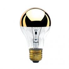 Bulbrite 712416 - 60W A19 HALF GOLD E26 120V