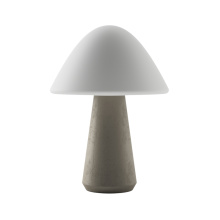 Bulbrite K70600 - CORDLESS TABLE LAMP MUSHROOM OFF WHITE