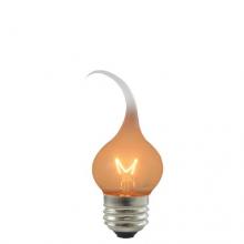 Bulbrite 411007 - 7.5W S11 SILICONE FLAME E26 120V