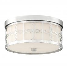 Crystorama ANN-2105-PN - Anniversary 13.5'' Polished Nickel Flush Mount