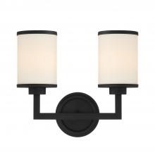 Crystorama BRY-8002-BF - Bryant 14.5'' Black Forged Sconce