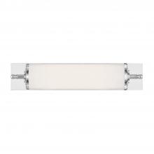Crystorama FOS-A8051-CH - Foster 5'' LED Polished Chrome Bathroom Vanity