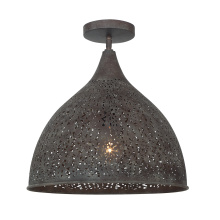 Crystorama JAS-A5010-FB_CEILING - Jasmine 14'' Forged Bronze Semi Flush Mount