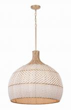 Crystorama ZAN-9006-SG - Zanzibar 26'' Soft Gold Pendant