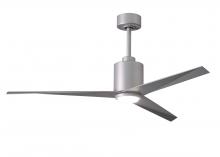 Matthews Fan Company EKLK-BN-BN - Eliza-LK Three Bladed Paddle Fan in Brushed Nickel With Brushed Nickel Blades and Integrat