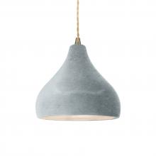 Justice Design Group CER-6560-CONC-ABRS-BEIG-TWST - Small Droplet 1-Light Pendant