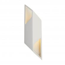 Justice Design Group CER-5845-MTGD - Large ADA Rhomboid Left LED Wall Sconce