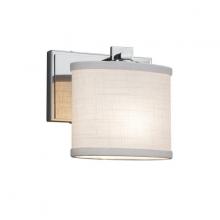 Justice Design Group FAB-8447-30-WHTE-CROM - Era ADA 1-Light Wall Sconce