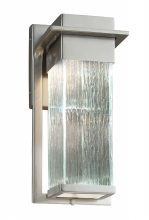 Justice Design Group FSN-7541W-RAIN-NCKL - Pacific Small Outdoor LED Wall Sconce