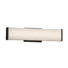 Justice Design Group PNA-8601-WAVE-MBLK - Latitude 19" ADA Linear LED Wall/Bath