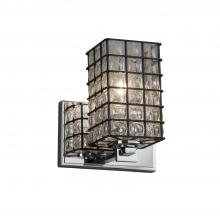 Justice Design Group WGL-8441-15-GRCB-CROM - Era 1-Light Wall Sconce
