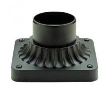 Trans Globe 100 BK - SQUARE PIER BASE-OUTDOOR