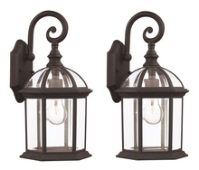 Trans Globe 4181-2 BK - 1LT WALL TWIN PACK-SML-DOWN-OU