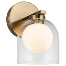 Matteo Lighting W60701AGCL - Derbishone Wall Sconce
