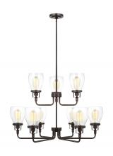 Generation Lighting 3214509-710 - Belton Nine Light Up Chandelier