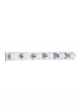 Generation Lighting 4739-05 - Center Stage Six Light Wall / Bath