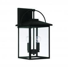 Capital 948021BK - 2 Light Outdoor Wall Lantern
