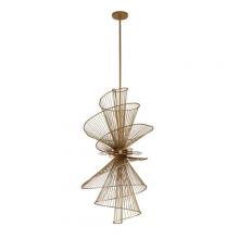 Kalco 315950NRB - Aurora 6 Light Large Foyer