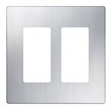 Lutron Electronics CW-2-SS - 2-GANG CLARO STAINLESS STEEL