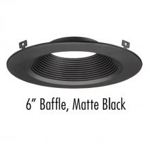 Acuity Brands 65BEMB R4 - 5/6IN Baffle, Black