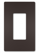 Legrand Radiant RWP26DBCC6 - radiant One-Gang Screwless Wall Plate, Dark Bronze, CC