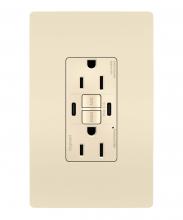 Legrand Radiant 1597TRUSBCCLA - radiant Tamper-Resistant 15A Duplex Self-Test GFCI Receptacles