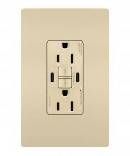 Legrand Radiant 1597TRUSBCCI - radiant Tamper-Resistant 15A Duplex Self-Test GFCI Receptacles with SafeLock Protection