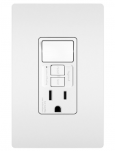 Legrand Radiant 1597SWTTRWCCD4 - radiant Combination Single Pole Switch and Tamper-Reistant 15A Duplex Self-Test GFCI Receptacles