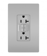 Legrand Radiant 2097TRGRYCCD4 - radiant? Tamper-Resistant 20A Duplex Self-Test GFCI Receptacle with SafeLock? Protection, Gray