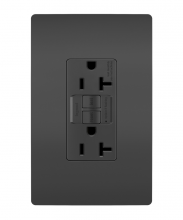 Legrand Radiant 2097BKCCD12 - radiant? 20A Duplex Self-Test GFCI Receptacles with SafeLock? Protection, Black