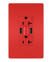Legrand Radiant 2097TRUSBAARED - radiant Tamper-Resistant 20A Duplex Self-Test GFCI Receptacles with SafeLock Protection