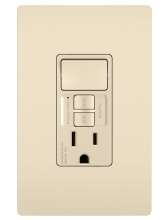 Legrand Radiant 1597SWTTRLACCD4 - radiant Combination Single Pole Switch and Tamper-Reistant 15A Duplex Self-Test GFCI Receptacles