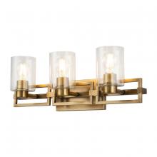 Lucas McKearn BB90117ATB-3 - Estes 3 Light Bath Vanity In Aged Brass