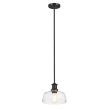 Lucas McKearn pd-nottinghill-p-gr - Nottinghill 1 Light Duo-Mount Pendant - Black