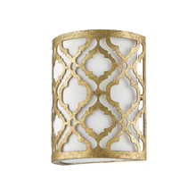 Lucas McKearn GN/ARABELLA1 - Arabella 2 Light Traditional Wall Bracket Sconce in Distressed Gold