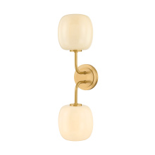 Mitzi by Hudson Valley Lighting H1092102-AGB - Lisette Bath And Vanity