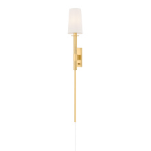 Mitzi by Hudson Valley Lighting HL1067101-AGB - Ginny Plug-In Sconce