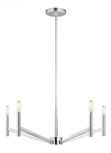 Visual Comfort & Co. Studio Collection 3124305-05 - Vector Five Light Chandelier