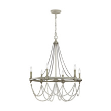 Visual Comfort & Co. Studio Collection F3132/6FWO/DWW - Beverly Medium Chandelier