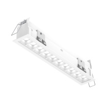 Dals MSL10-3K-AWH - Recessed linear with 10 mini spot lights
