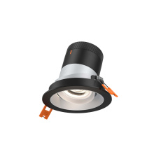 Dals RC03-CC-60-GMBAZ-TBK - 3in Modular Downlight, 5CCT, 60 degree Beam Angle, Gimbal Reflector, Alzak, Black trim