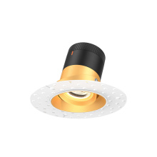 Dals RC03-CC-60-GMBGD-TL - 3in Modular Downlight, 5CCT, 60 degree Beam Angle, Gimbal Reflector, Gold, Trimless