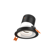 Dals RC03-CC-60-GMBWH-TBK - 3in Modular Downlight, 5CCT, 60 degree Beam Angle, Gimbal Reflector, White, Black trim