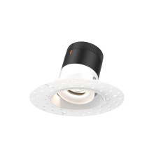 Dals RC03-CC-60-GMBWH-TL - 3in Modular Downlight, 5CCT, 60 degree Beam Angle, Gimbal Reflector, White, Trimless