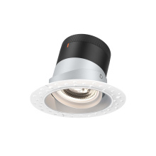 Dals RC04-CC-20-GMBAZ-TL - 4in Modular Downlight, 5CCT, 20 degree Beam Angle, Gimbal Reflector, Alzak, Trimless