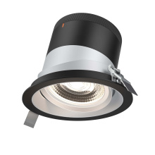 Dals RC06-CC-20-GMBAZ-TBK - 6in Modular Downlight, 5CCT, 20 degree Beam Angle, Gimbal Reflector, Alzak, Black trim