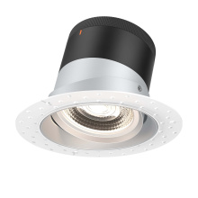 Dals RC06-CC-20-GMBAZ-TL - 6in Modular Downlight, 5CCT, 20 degree Beam Angle, Gimbal Reflector, Alzak, Trimless