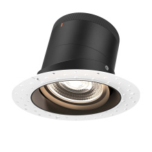 Dals RC06-CC-20-GMBBK-TL - 6in Modular Downlight, 5CCT, 20 degree Beam Angle, Gimbal Reflector, Black, Trimless